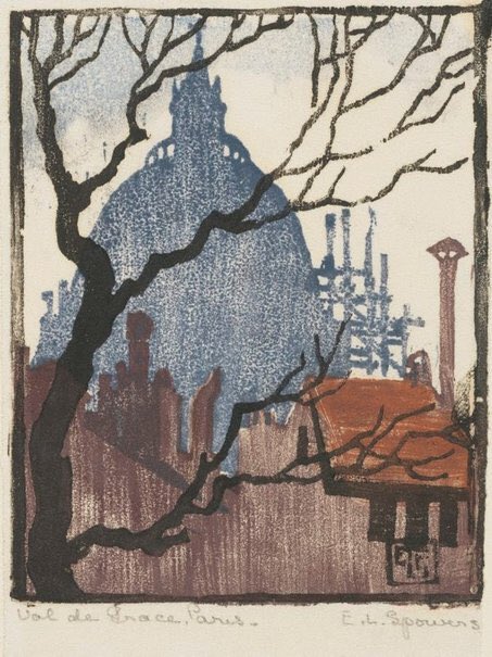 Ethel Spowers, Val de Grace, Paris, 1923